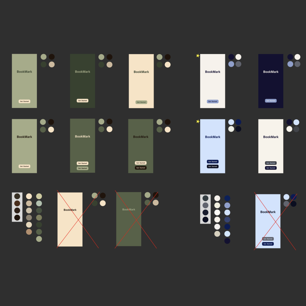 Color options for BookMark