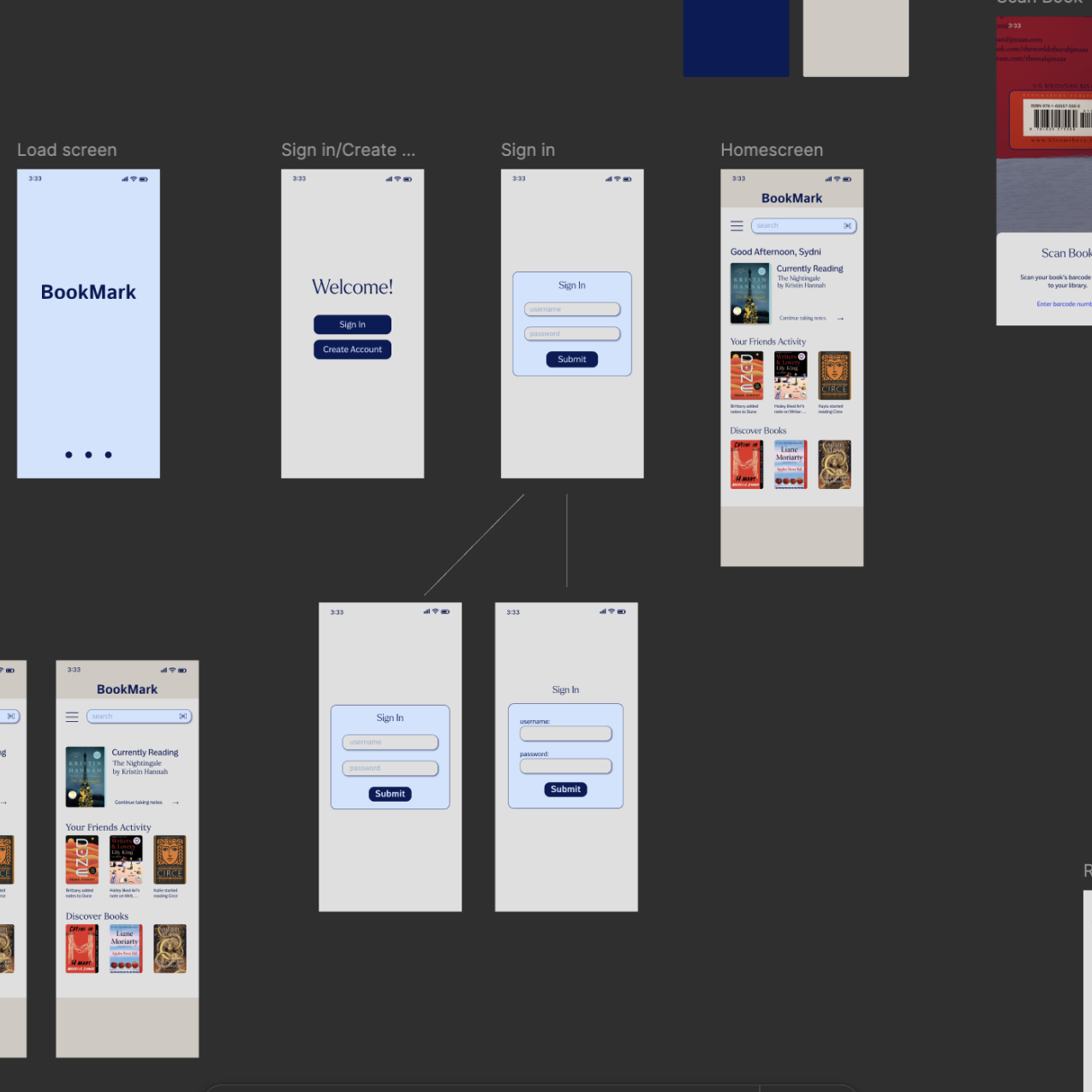 Very first draft of BookMark